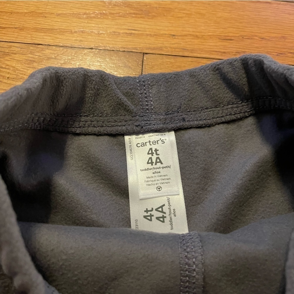 Carter’s | Striped Fleece Pullover & Pant Set | 4t - Picture 5 of 7